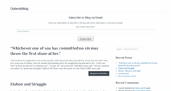 Desktop Screenshot of daheshblog.org